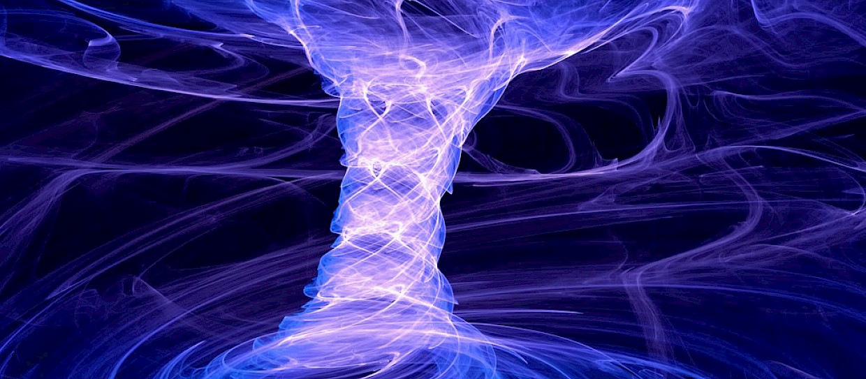 Vortici elettromagnetici da buchi neri rotanti
