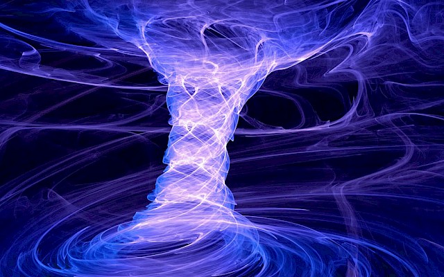Vortici elettromagnetici da buchi neri rotanti
