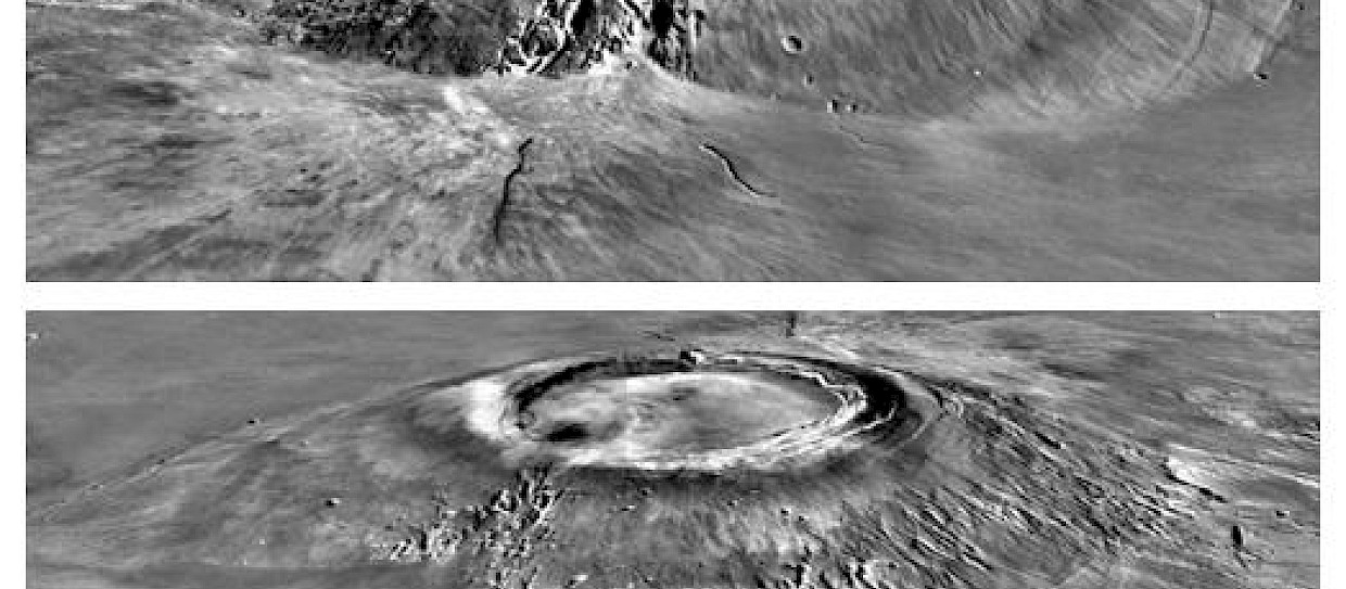 Marte, scoperto recente ambiente abitabile vicino al vulcano Arsia Mons