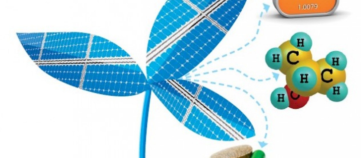A ‘bionic leaf’ turns solar energy into chemicals and fuels