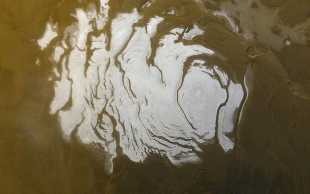 Marte: scoperto enorme lago d'acqua salata sotto la superficie del polo sud
