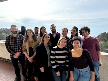 Il team di ricerca, Pokornà è la seconda da sinistra in prima fila, Magistrato è la 3 da sinistra in prima fila