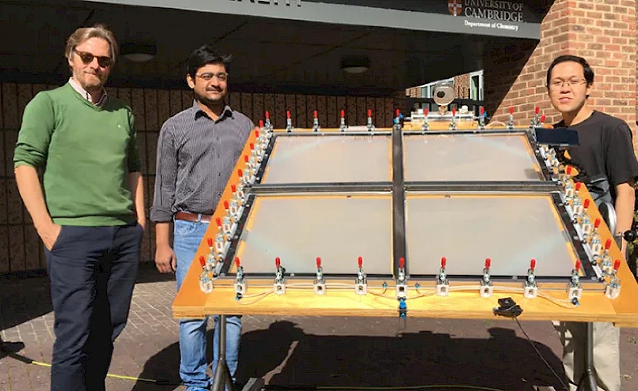 Idrogeno dai rifiuti attraverso il sole e un reattore da un metro quadro